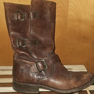 Frye Jayden boots with Buckles- Barely Worn